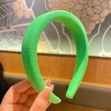 Girls advanced sense summer high cranium at most dopamine headband Sponge candy color wide edge headband