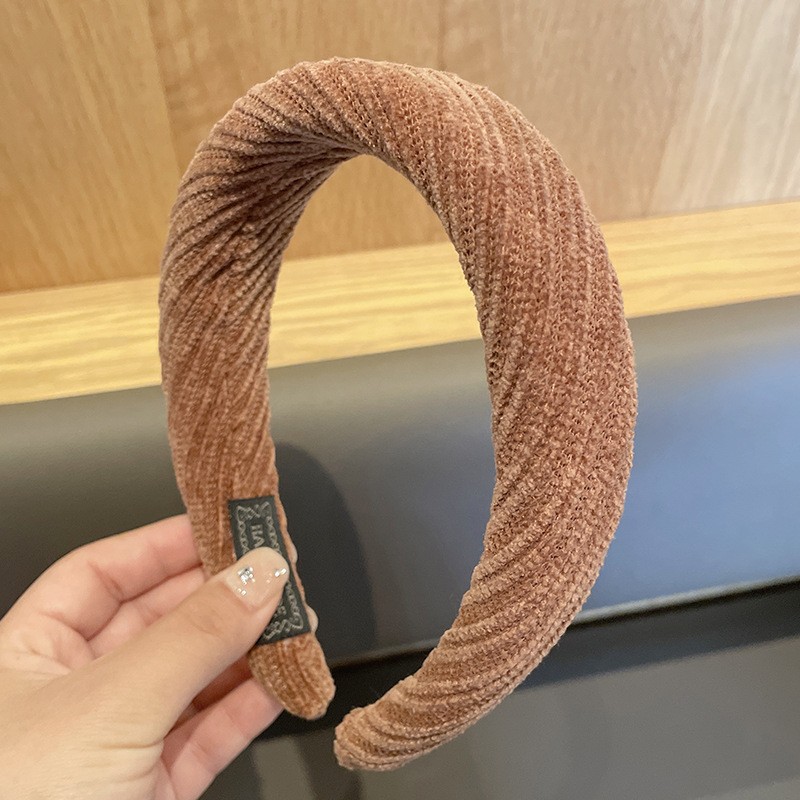 Girls advanced sense summer high cranium at most dopamine headband Sponge candy color wide edge headband