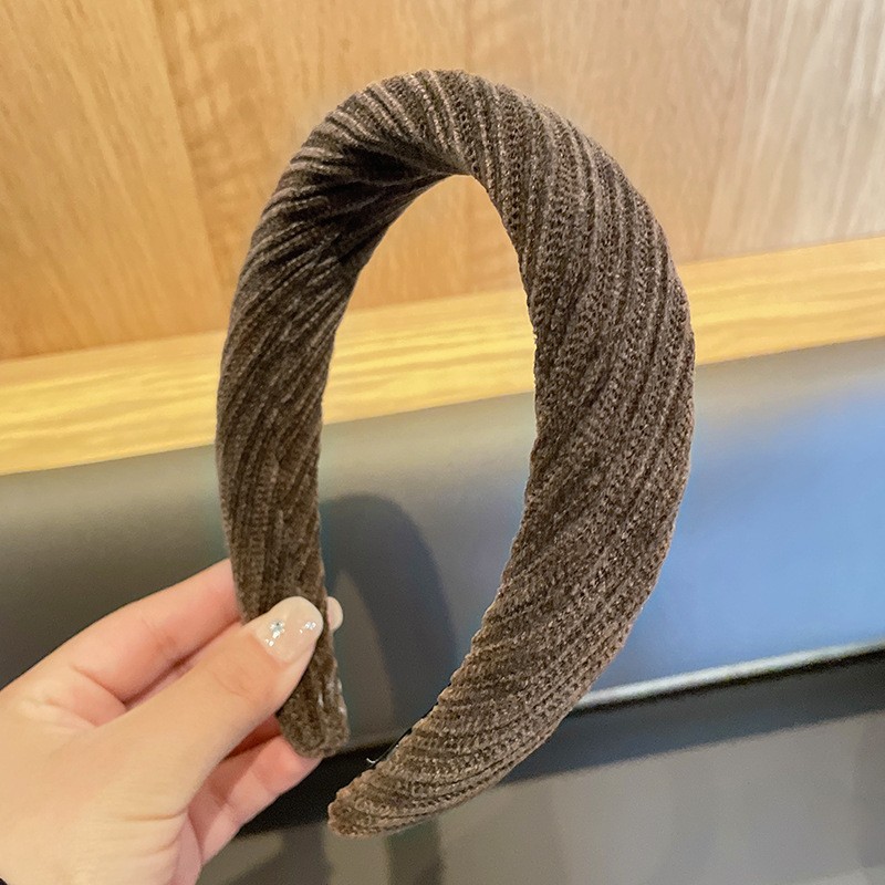 Girls advanced sense summer high cranium at most dopamine headband Sponge candy color wide edge headband