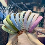 Girls advanced sense summer high cranium at most dopamine headband Sponge candy color wide edge headband