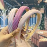 Girls advanced sense summer high cranium at most dopamine headband Sponge candy color wide edge headband