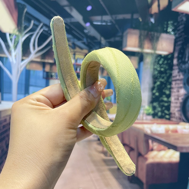 Girls advanced sense summer high cranium at most dopamine headband Sponge candy color wide edge headband