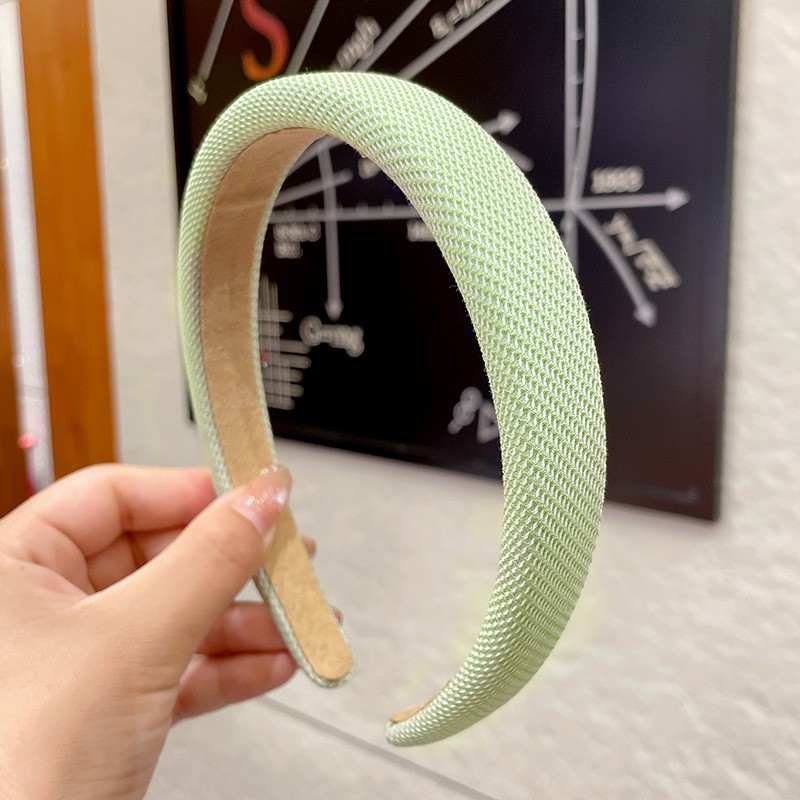 Girls advanced sense summer high cranium at most dopamine headband Sponge candy color wide edge headband