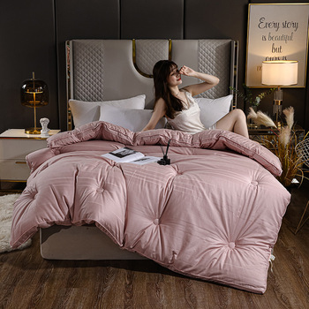 Washed cotton summer cool quilt air-conditioning quilt printed single and double summer quilt student dormitory quilt core event gift wholesale