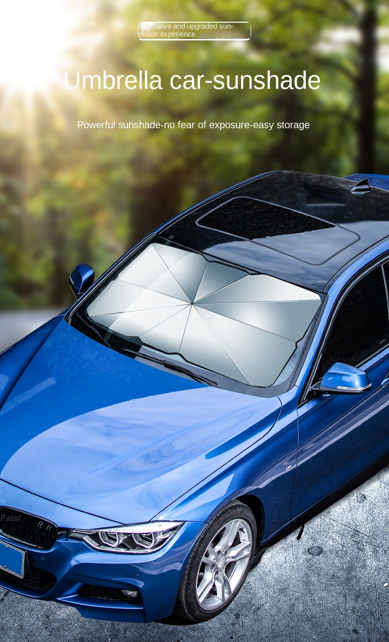Car sunshade sunscreen heat insulation parasol car windshield sun visor car car sunshade