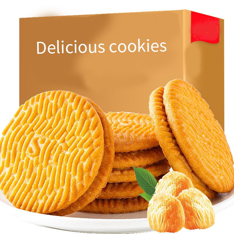 Sugar-free Hericium mushroom biscuits crispy small package wholesale Hericium mushroom biscuits