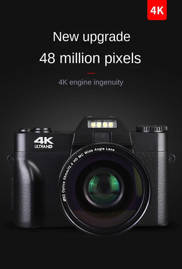 New 4K high-definition 48 million-pixel entry-level micro-single digital camera home travel with WIFI camera