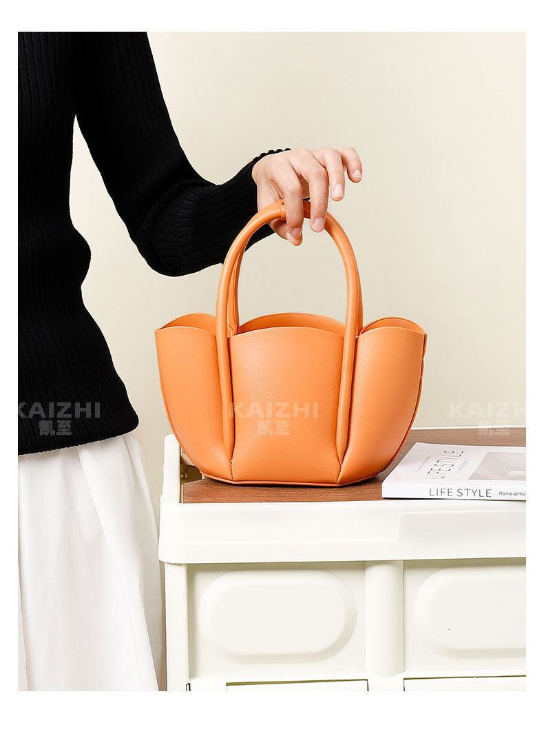 New niche design flower petal hand carry mother and child Messenger handbag cross-border fashion simple all-match handbag