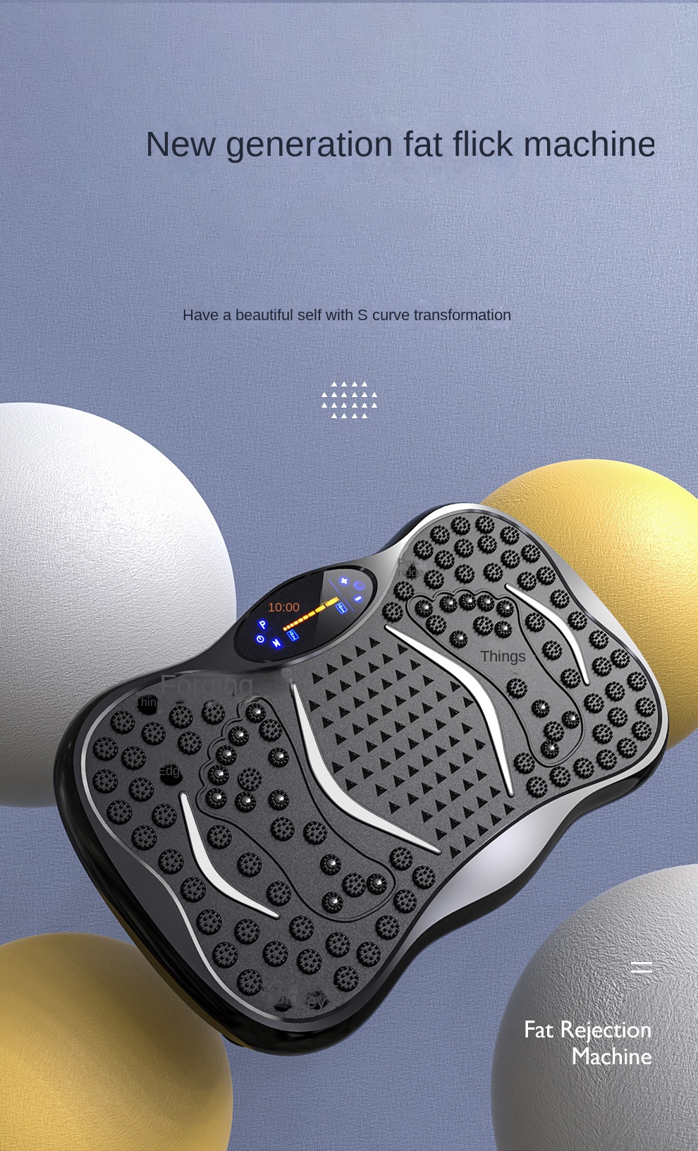 Lazy fat rejection machine vertical rhythm shaking machine factory vibration platform body shaping machine home sports fitness equipment