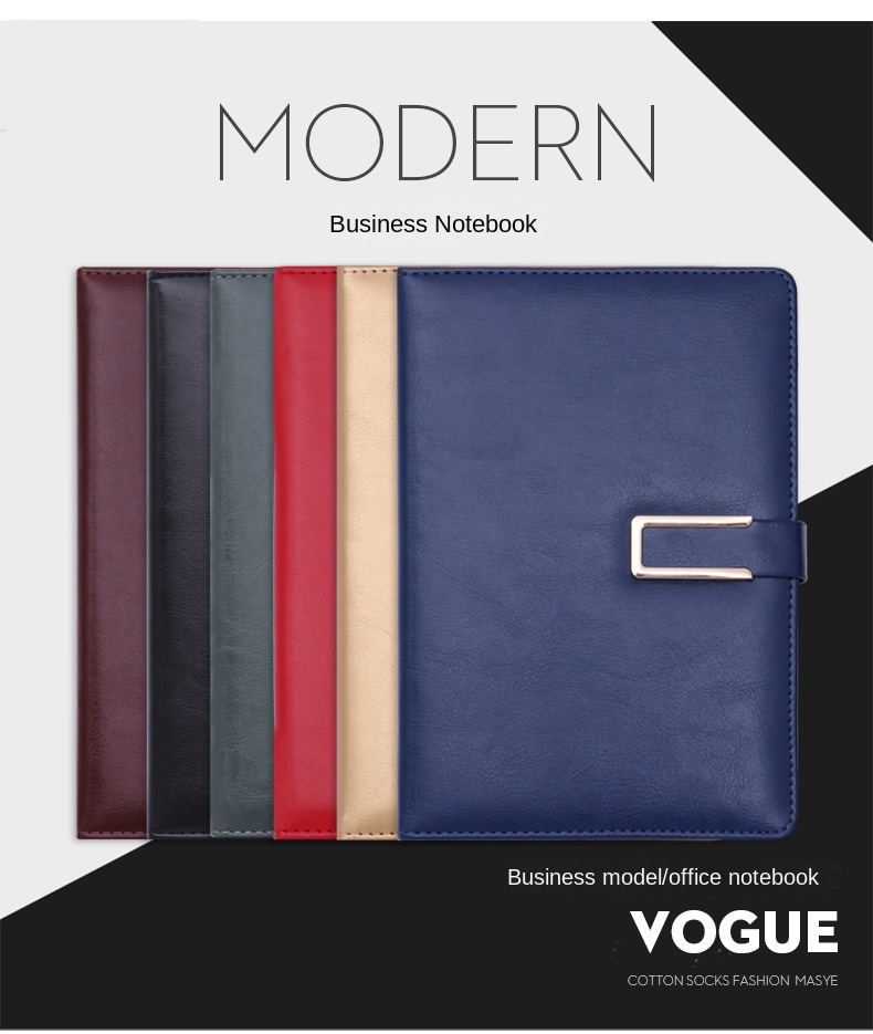 High-end business notebook with logo creative a5 notepad set office culture and education book diary wholesale