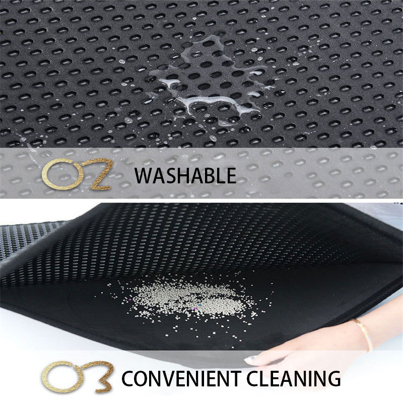 Manufacturers supply double-layer eva pet cat litter mat pet cat litter box sand filter mat pet supplies cat scratching mat