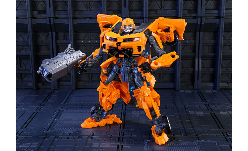 Deformation toy model car King Kong robot bumblebee dinosaur steel cable hand-made alloy genuine children’s boys