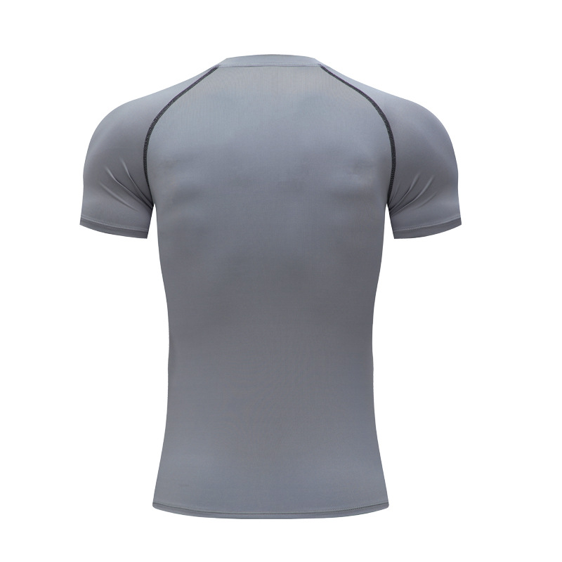 Basketball tights quick-drying fitness clothing short-sleeved running training clothing high elastic moisture-absorbing compression clothing T-shirt men