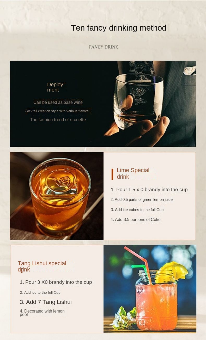 Customized French foreign wine gift good original liquid high spirits 40 degrees Lanxuan XO brandy bartending 700ml