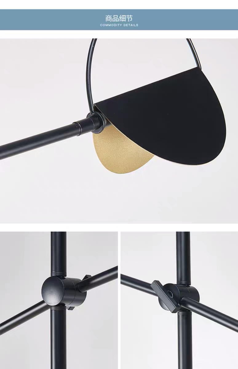 Modern minimalist living room floor lamp personalized terrazzo bedroom bedside study Nordic designer decorative led lamp