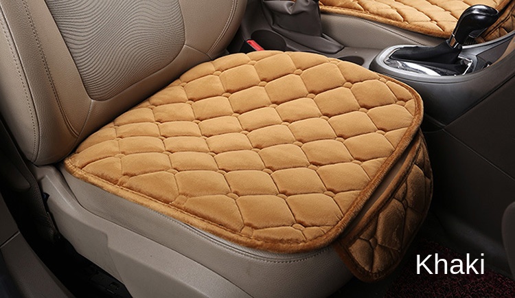 Car supplies new anti-running free tie warm car cushion three-piece set car supplies car cushion three-piece set seat cushion