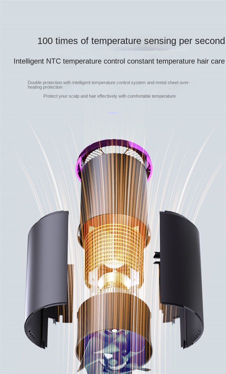 New hair dryer home hair salon high power hot and cold hair care hair dryer foreign trade gift hair dryer factory on behalf of