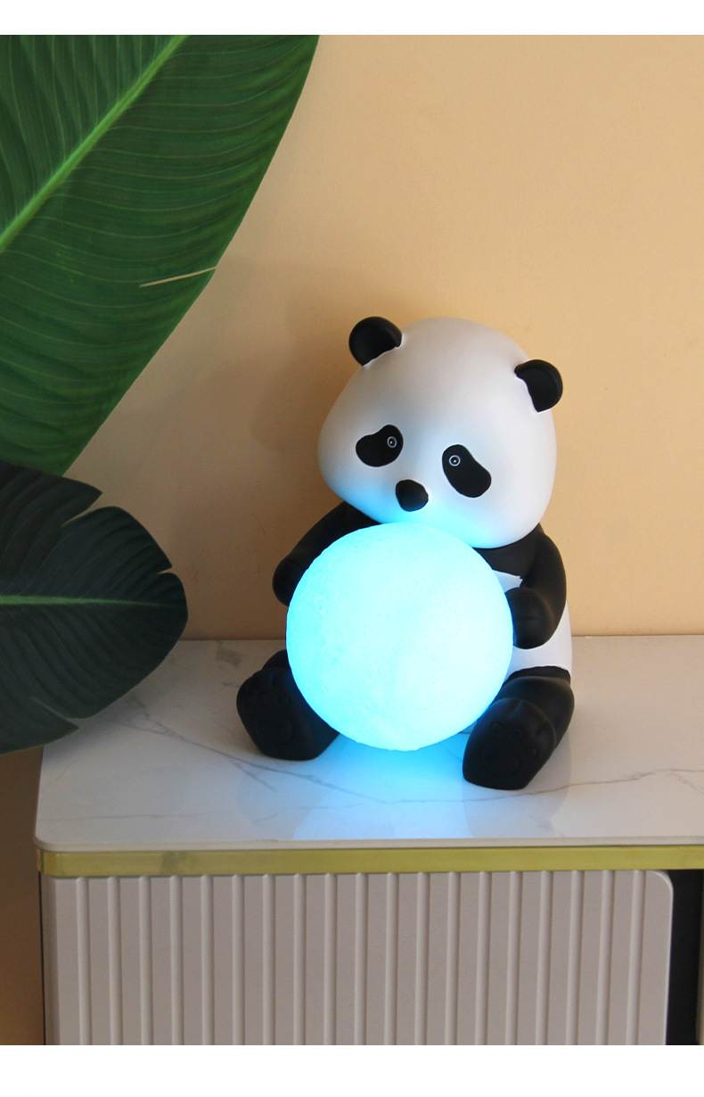 Panda Entrance Cabinet Key Storage Ornament Bracket Living Room Shoe Cabinet