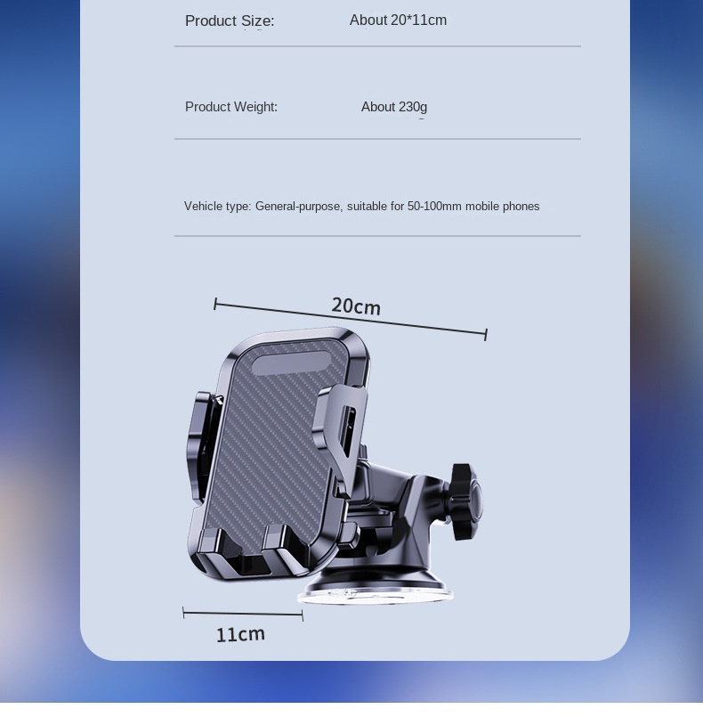 Car navigation frame car mobile phone holder suction cup air outlet multi-function mobile phone holder car car holder