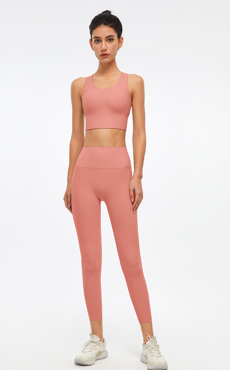 Yoga suit women gathered shape fitness sports underwear breathable bottoming yoga pants women’s high waist hip-lifting outer wear