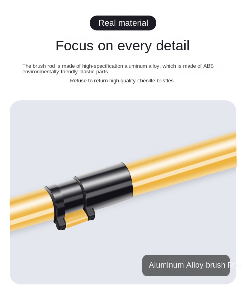 Car wash mop retractable bent rod car wash brush soft hair does not hurt the car car brush cleaning brush car cleaning tool