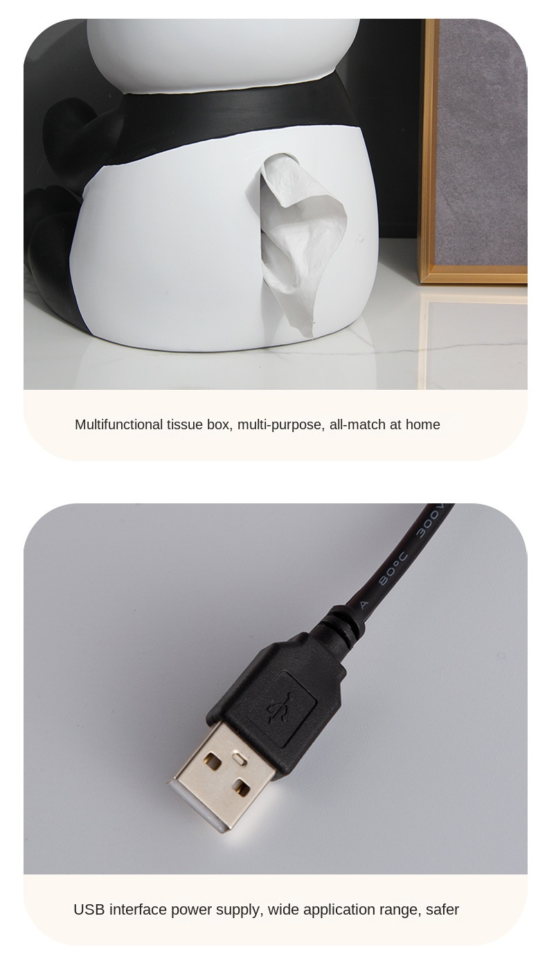 Panda Entrance Cabinet Key Storage Ornament Bracket Living Room Shoe Cabinet