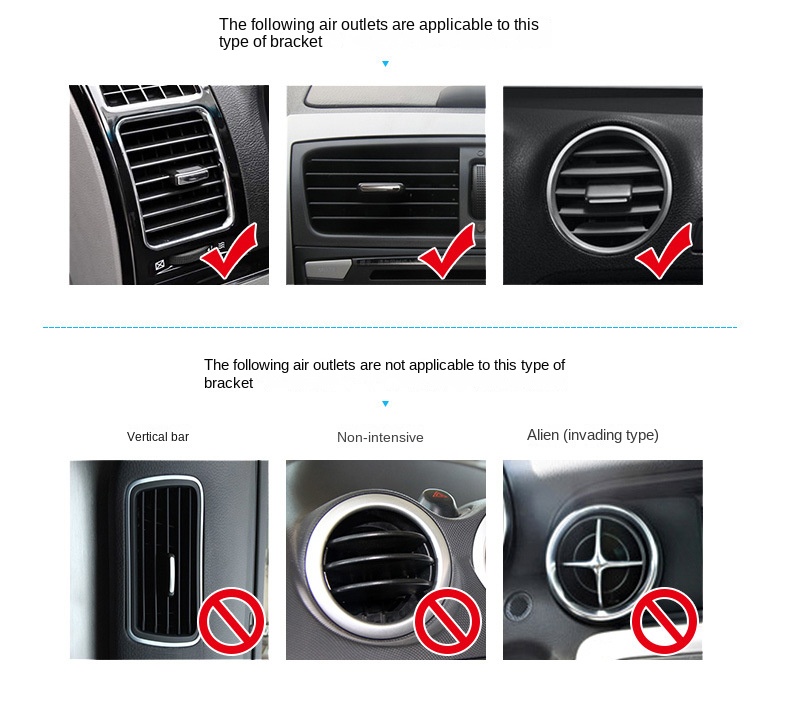 Car navigation frame car mobile phone holder suction cup air outlet multi-function mobile phone holder car car holder