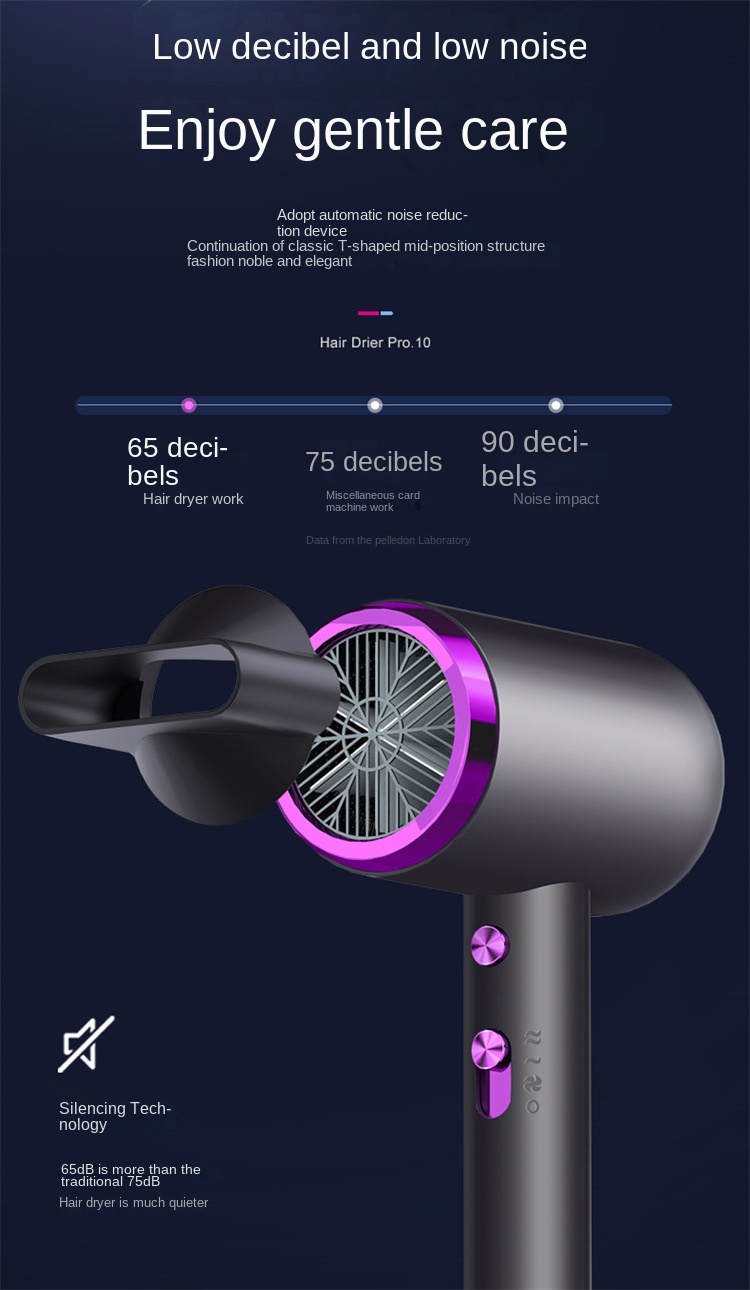 New hair dryer home hair salon high power hot and cold hair care hair dryer foreign trade gift hair dryer factory on behalf of
