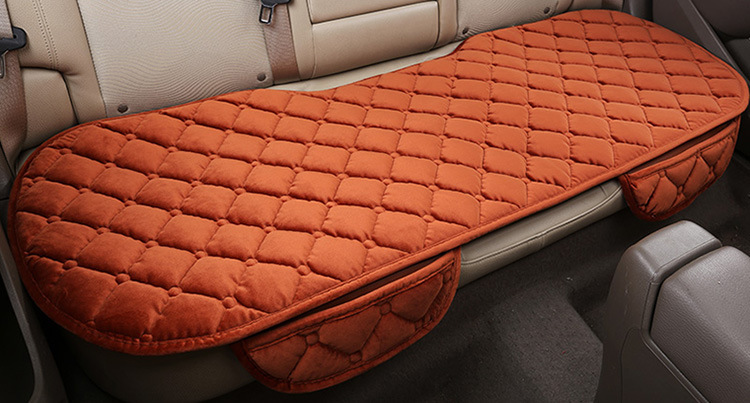 Car supplies new anti-running free tie warm car cushion three-piece set car supplies car cushion three-piece set seat cushion