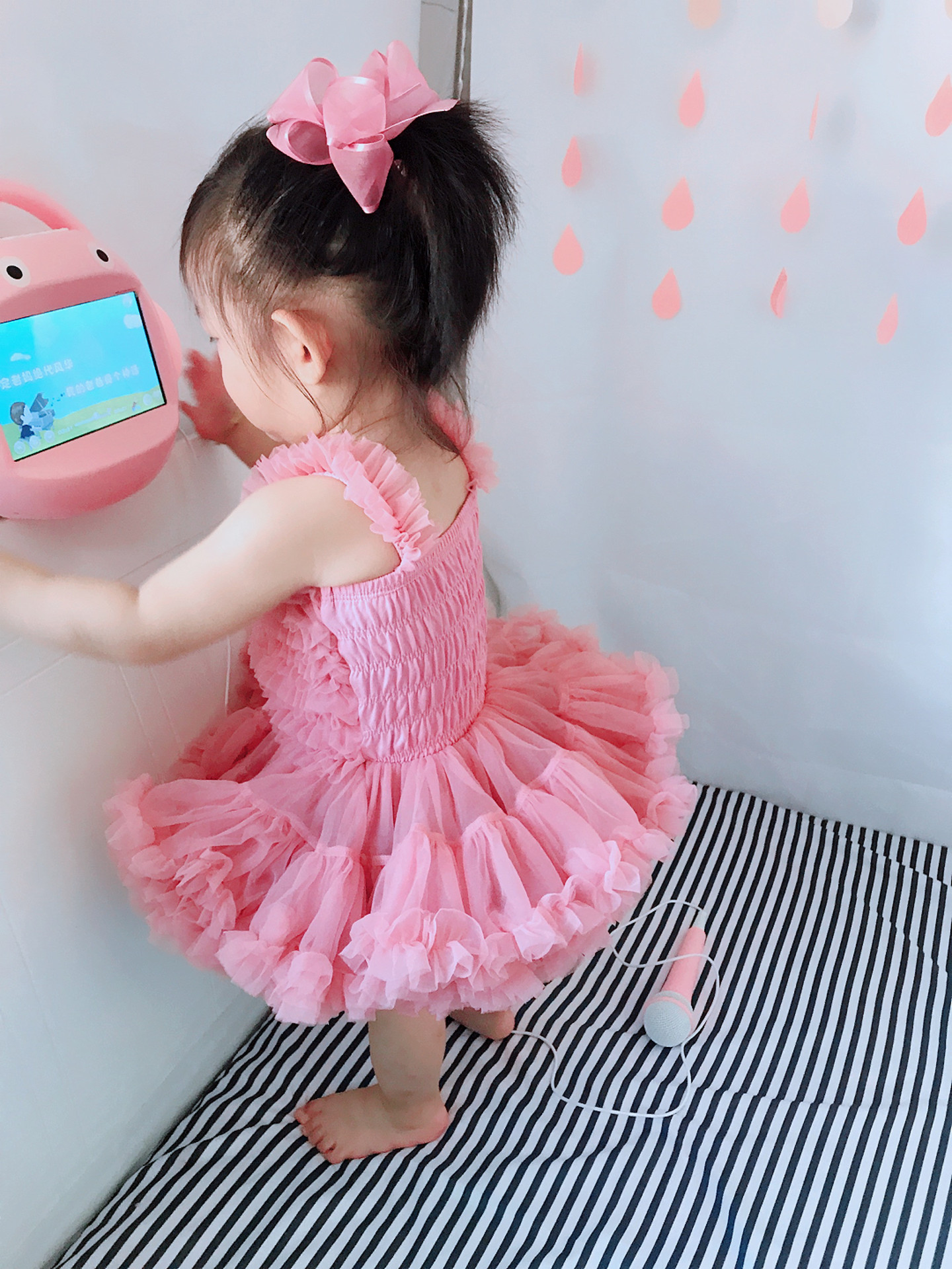 European and American children’s wear sling princess dress birthday gift dress girls princess dress fluffy children’s dress