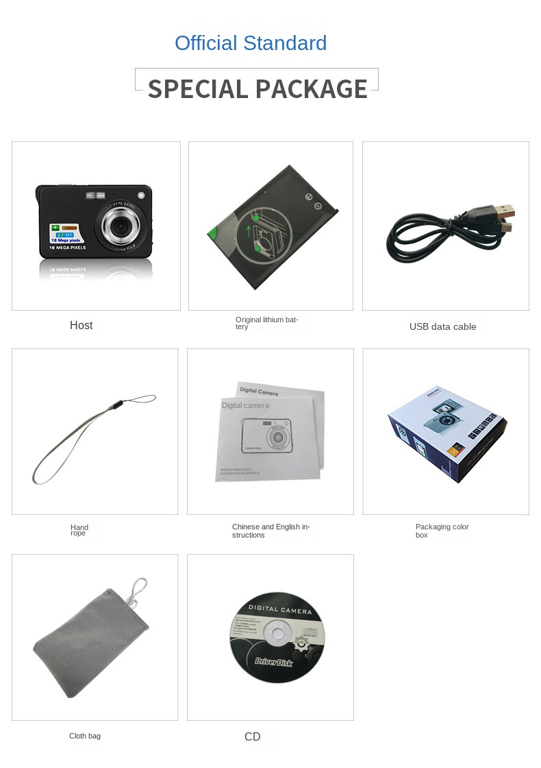 48 million pixel ccd high-definition digital camera k09 retro student card camera selfie video camera