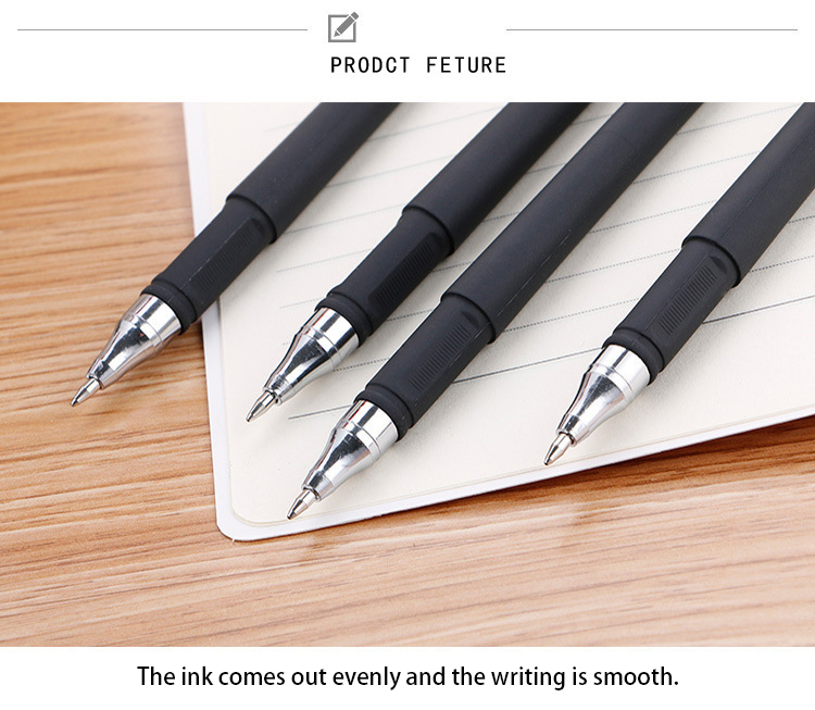 Scrub Bullet Office Carbon 0.5mm Gel Pen Signature Pen Student Office Culture and Education Wholesale