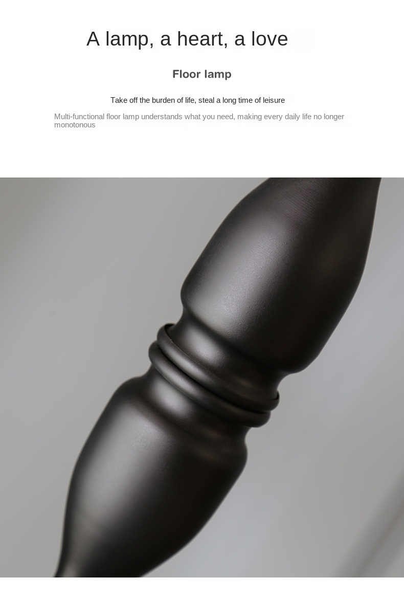 Amazon Living Room Floor Lamp Creative Personality Decoration Bedroom Lamp Nordic Style Simple Study LED Floor Lamp