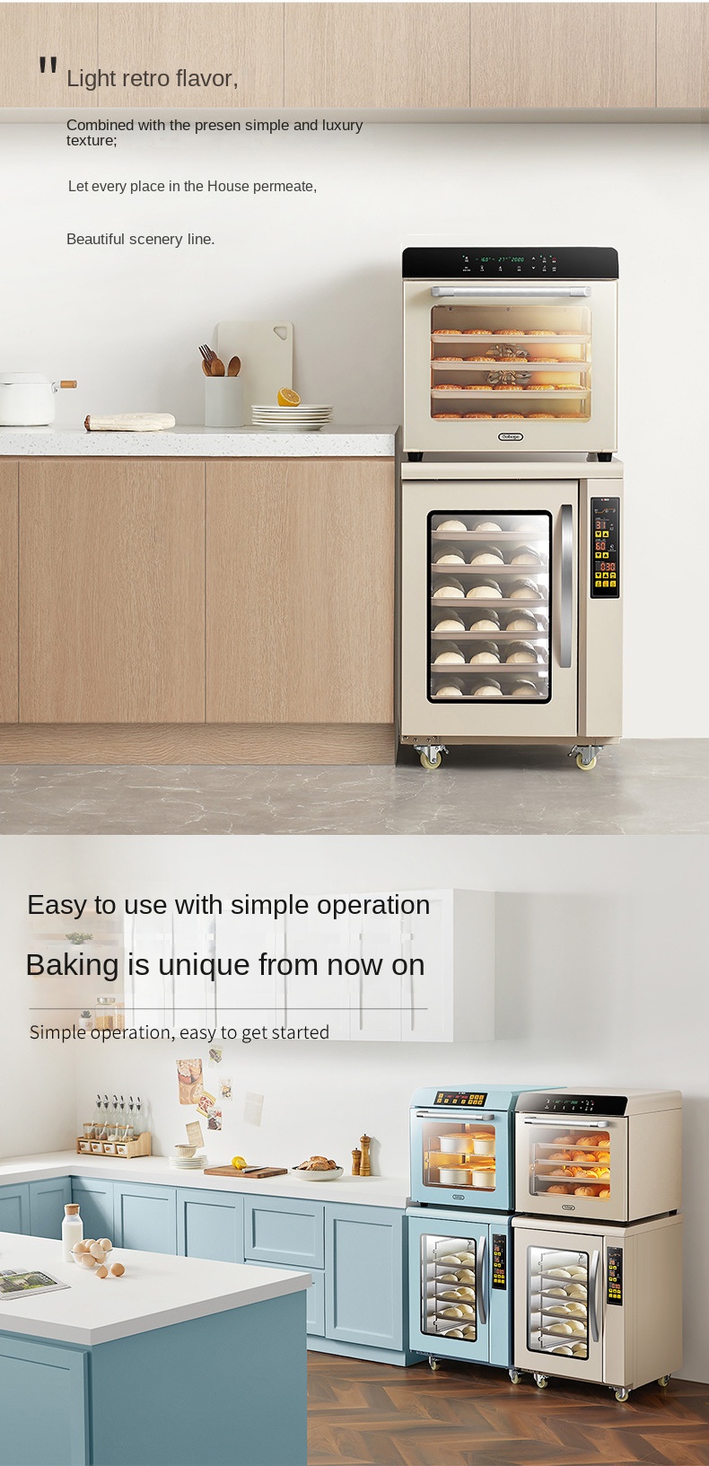 Household private room oven baking large-capacity commercial wind stove wind flat two-in-one electric oven