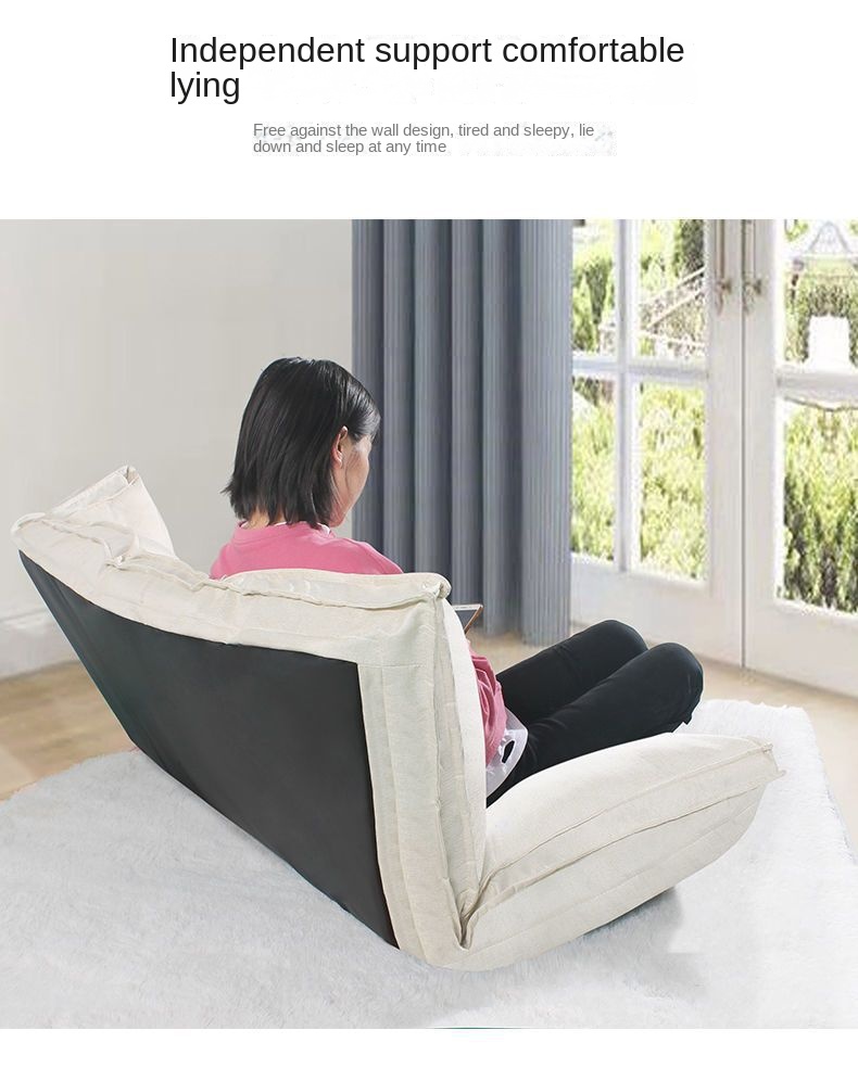 Lazy sofa tatami folding double small apartment net red style bedroom single simple floor sofa bed dual-use