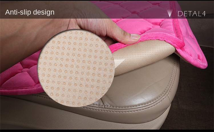 Car supplies new anti-running free tie warm car cushion three-piece set car supplies car cushion three-piece set seat cushion