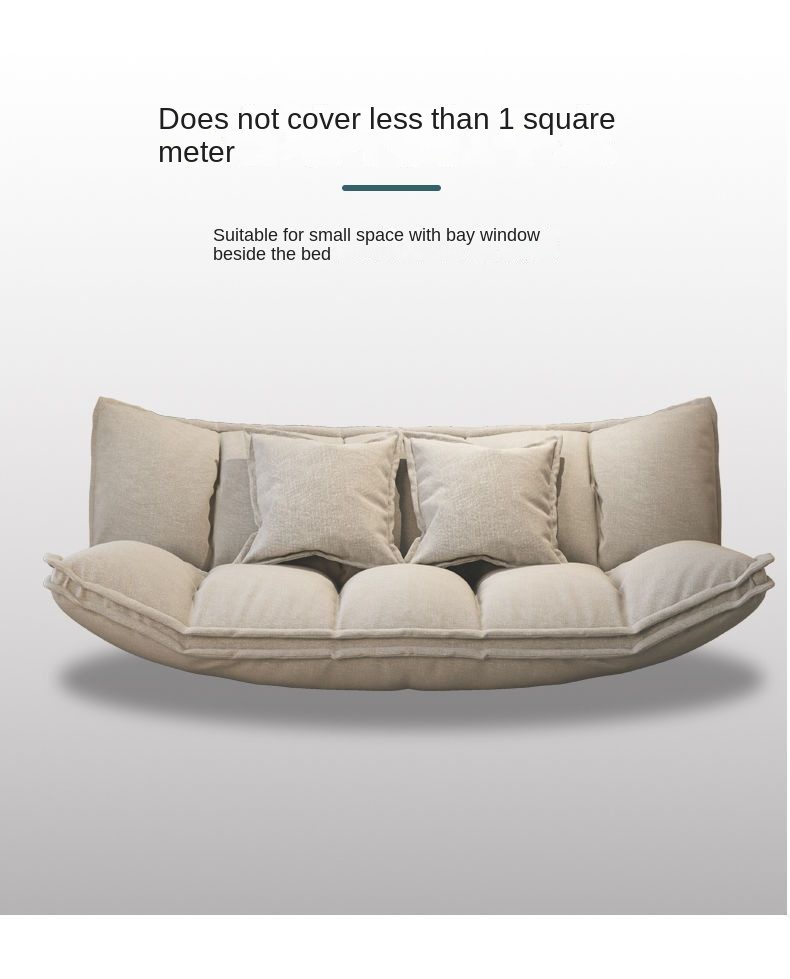 Lazy sofa tatami folding double small apartment net red style bedroom single simple floor sofa bed dual-use