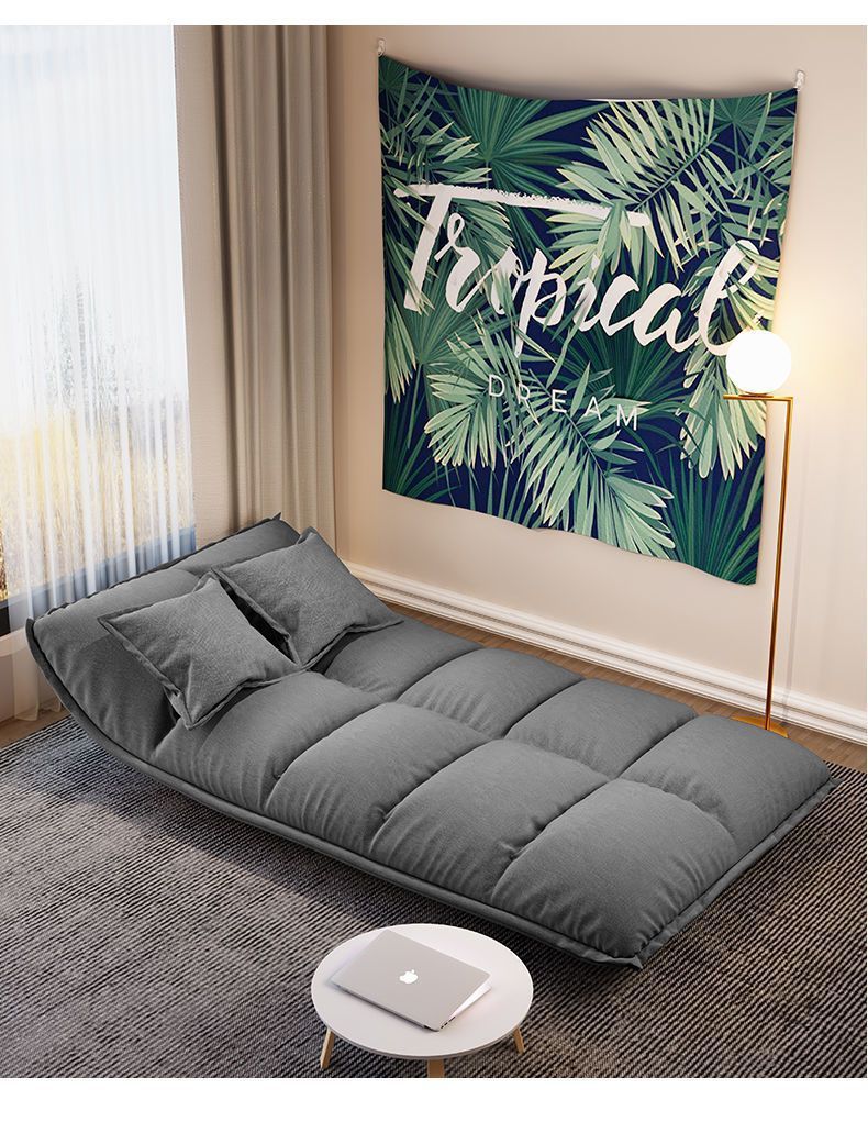 Lazy sofa tatami folding double small apartment net red style bedroom single simple floor sofa bed dual-use