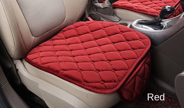 Car supplies new anti-running free tie warm car cushion three-piece set car supplies car cushion three-piece set seat cushion