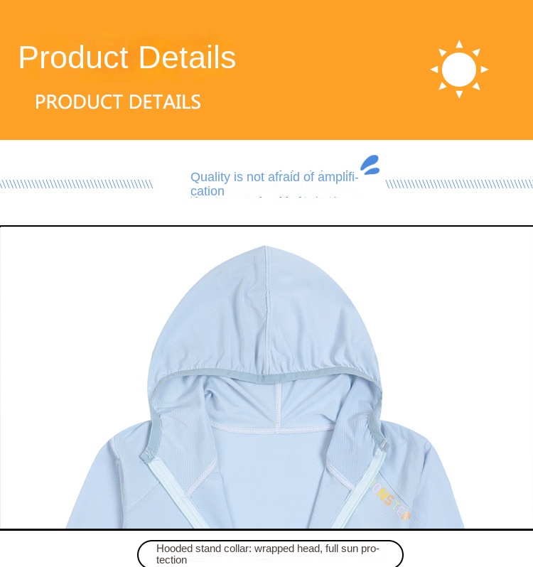 New summer children’s sun protection clothing boys quick-drying jacket girls skin clothing children mosquito-proof clothing sportswear