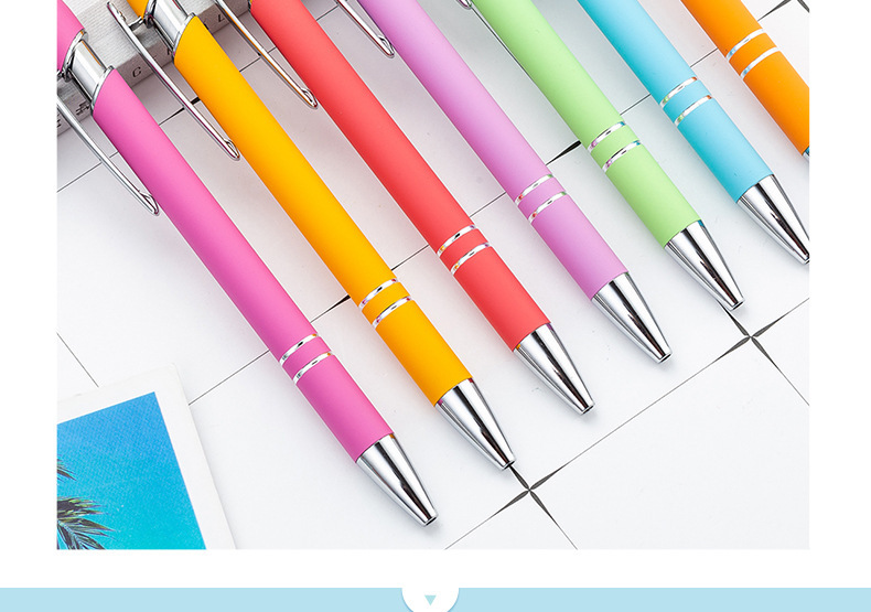 Press pen spot wholesale metal pen press ballpoint pen aluminum rod pen capacitive pen touch handwriting touch screen pen