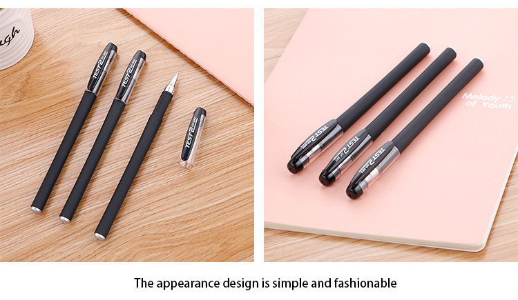 Scrub Bullet Office Carbon 0.5mm Gel Pen Signature Pen Student Office Culture and Education Wholesale