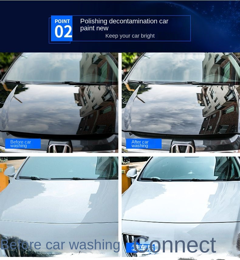 Car wash liquid water wax foam white car cleaning agent decontamination glazing coating wax supplies cleaner