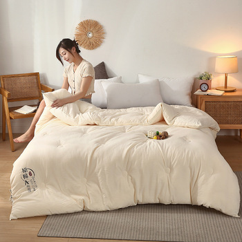 Washed cotton summer cool quilt air-conditioning quilt printed single and double summer quilt student dormitory quilt core event gift wholesale