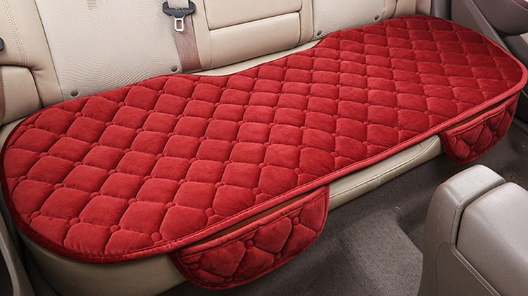 Car supplies new anti-running free tie warm car cushion three-piece set car supplies car cushion three-piece set seat cushion