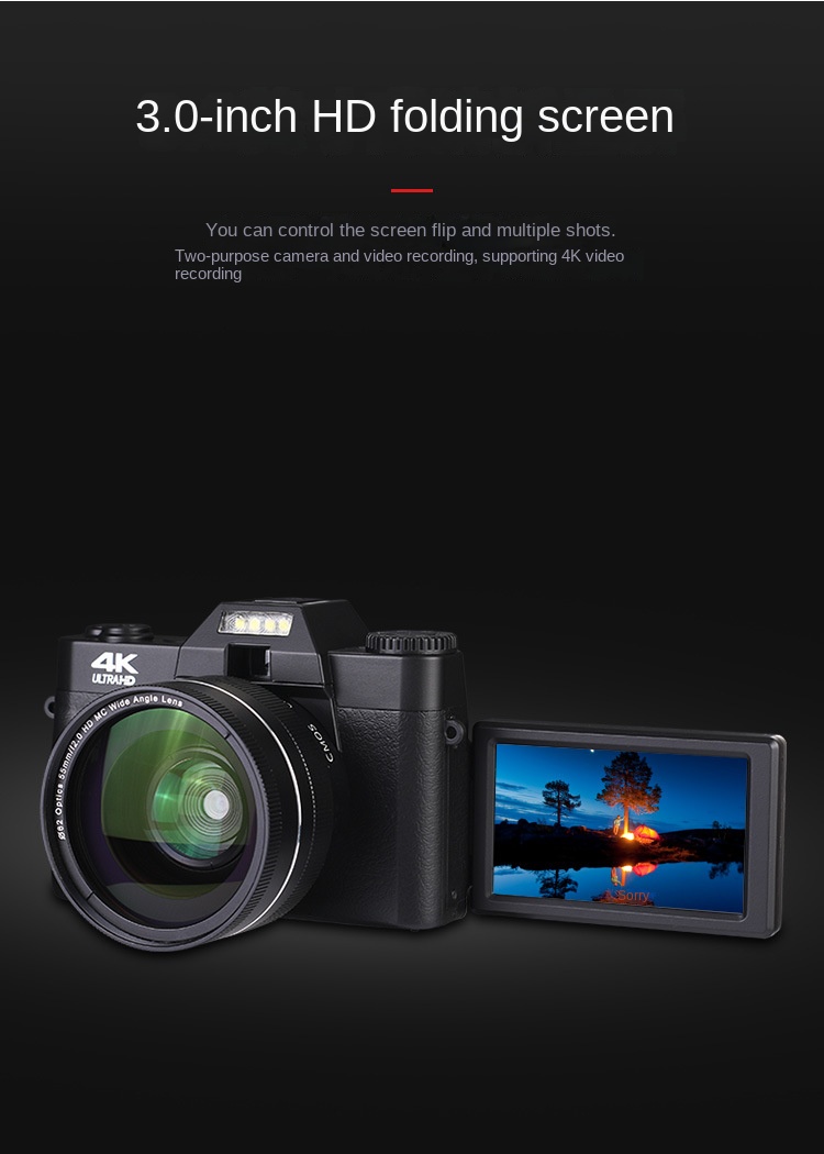 New 4K high-definition 48 million-pixel entry-level micro-single digital camera home travel with WIFI camera