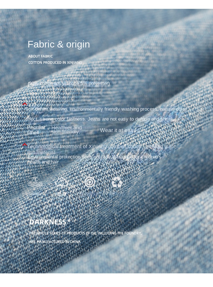 Trendy summer new boys’ short-sleeved denim baseball uniform loose children’s soft denim shirt middle and big children’s thin section