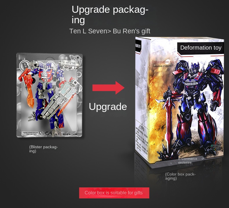 Deformation toy model car King Kong robot bumblebee dinosaur steel cable hand-made alloy genuine children’s boys