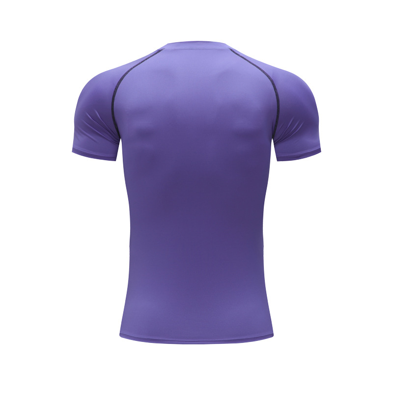 Basketball tights quick-drying fitness clothing short-sleeved running training clothing high elastic moisture-absorbing compression clothing T-shirt men