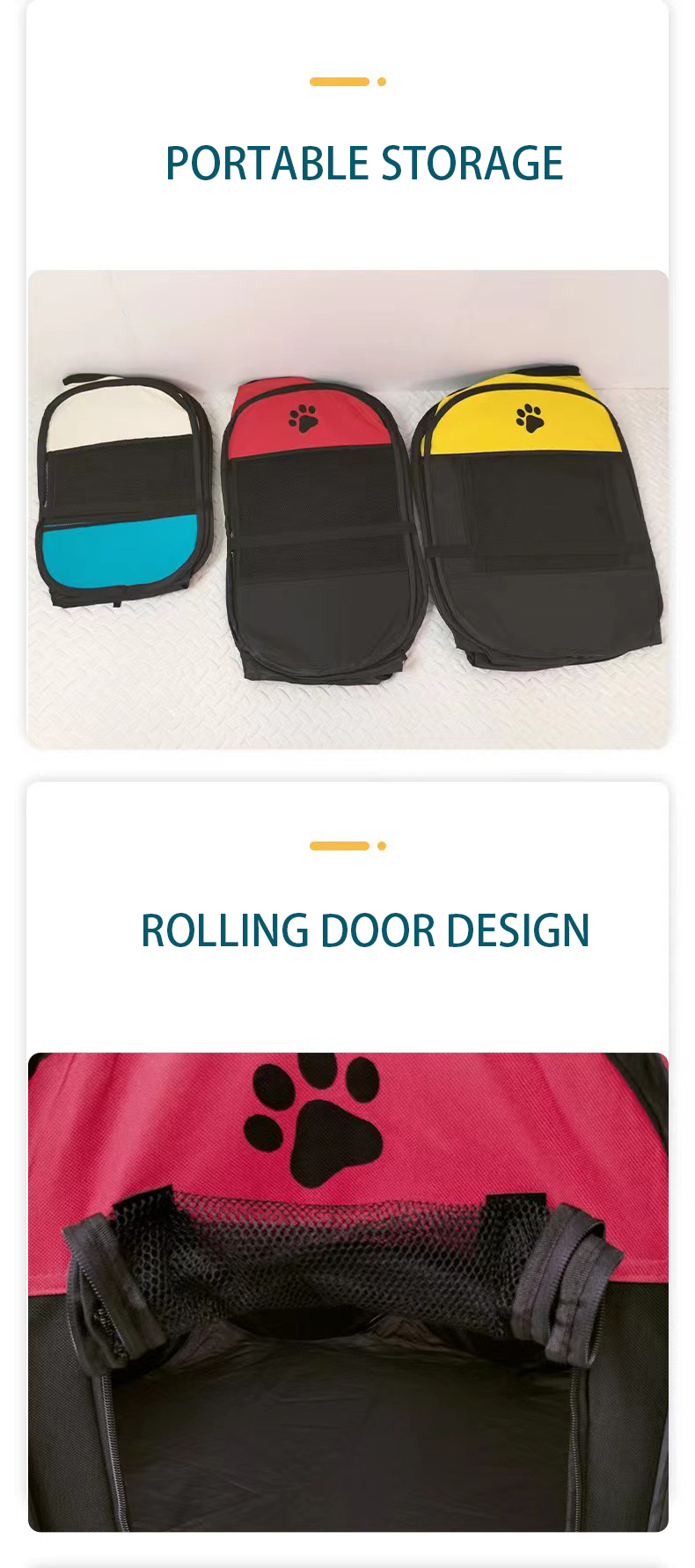 Octagonal pet delivery room dog cage cat litter foldable Oxford cloth waterproof and scratch-resistant dog tent cat delivery room pet fence